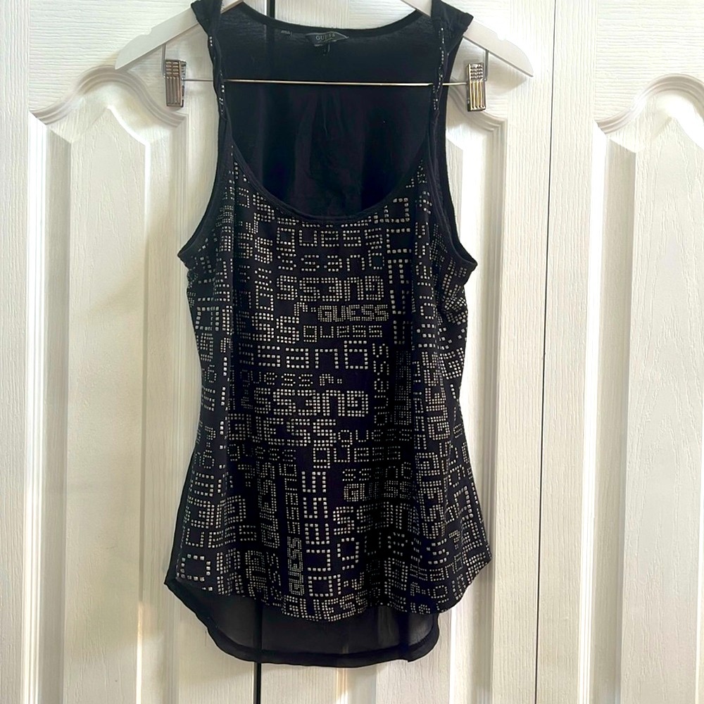GUESS Insignia Embossed Tank Large - Picture 2 of 14